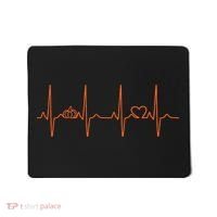 Pumpkin Halloween Heartbeat Pulse Mousepad thumb 0