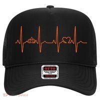 Pumpkin Halloween Heartbeat Pulse Hat thumb 0