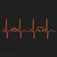 Pumpkin Halloween Heartbeat Pulse Golf Towel thumb 3