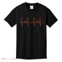 Pumpkin Halloween Heartbeat Pulse Kids T-Shirt thumb 0