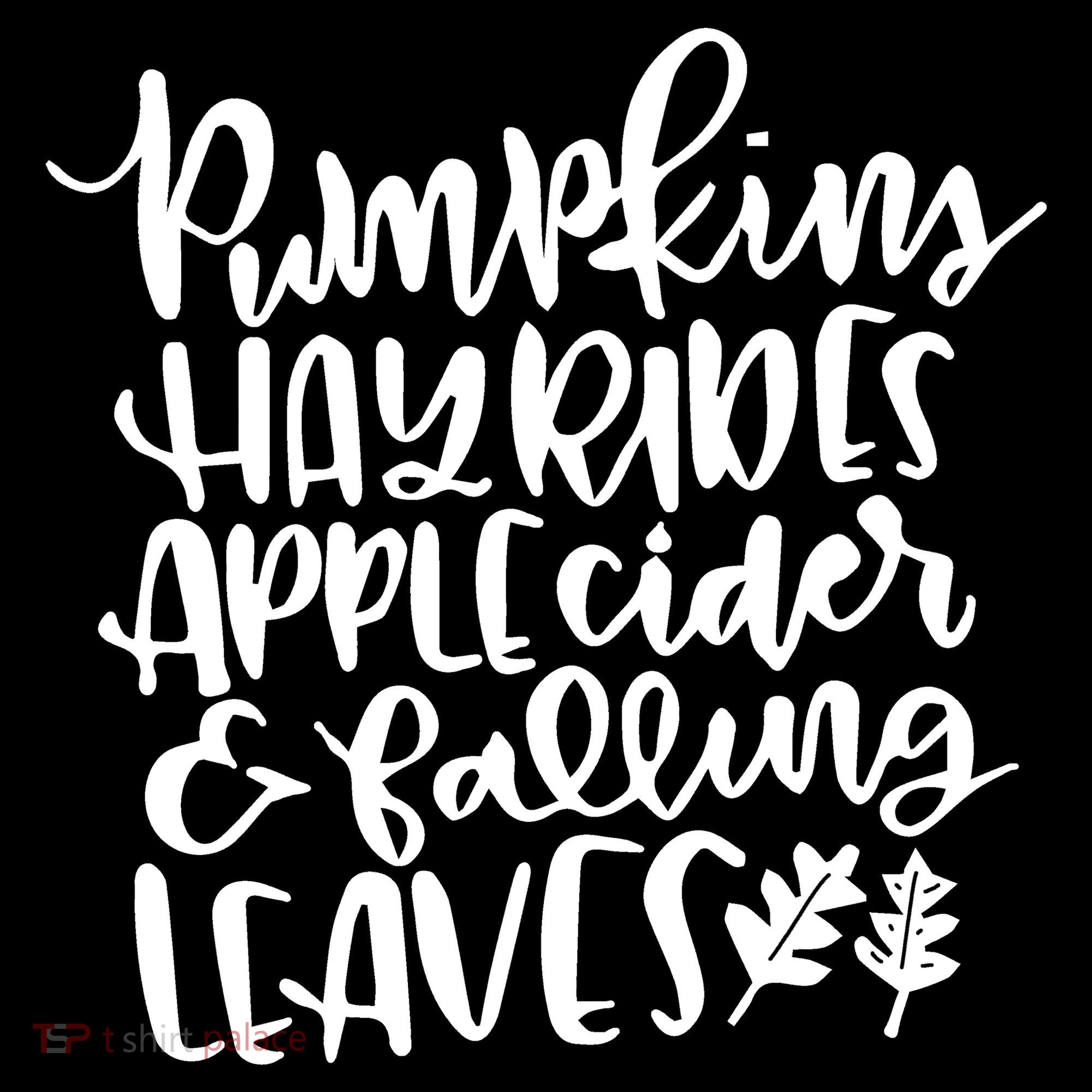 Pumpkin Hayrides Apple cider Falling Leaves Tank Top