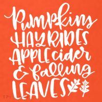 Pumpkin Hayrides Apple cider Falling Leaves Women's T-Shirt thumb 6