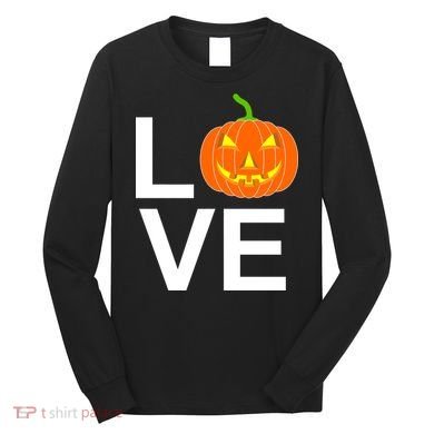 Pumpkin Love Halloween Long Sleeve Shirt