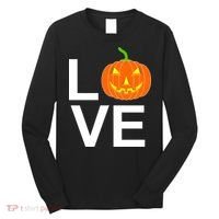 Pumpkin Love Halloween Long Sleeve Shirt thumb 0