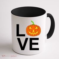 Pumpkin Love Halloween Coffee Mug thumb 1