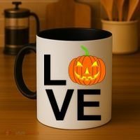 Pumpkin Love Halloween Coffee Mug thumb 4