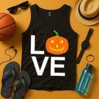 Pumpkin Love Halloween Tank Top thumb 4