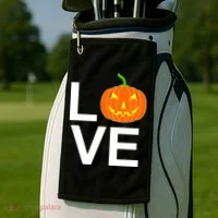 Pumpkin Love Halloween Golf Towel thumb 2