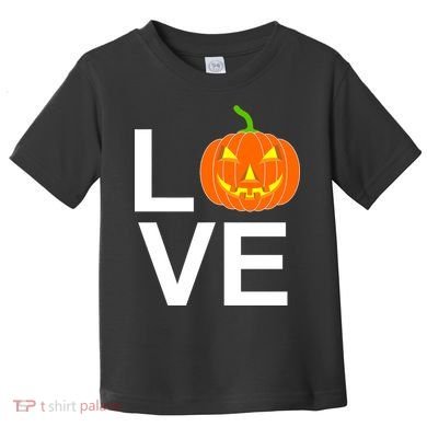 Pumpkin Love Halloween Toddler T-Shirt