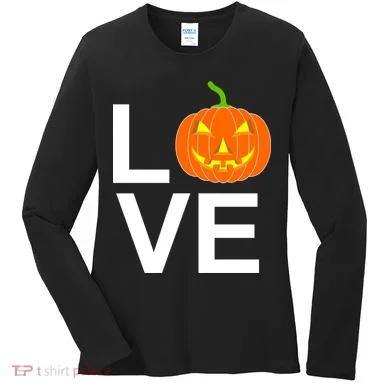 Pumpkin Love Halloween Women's Long Sleeve Shirt