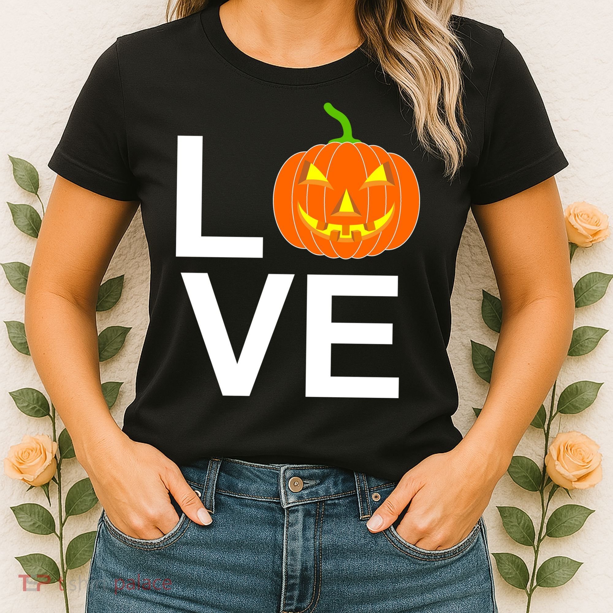 Pumpkin Love Halloween Women's T-Shirt