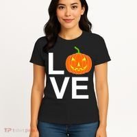 Pumpkin Love Halloween Women's T-Shirt thumb 4