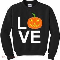 Pumpkin Love Halloween Kids Sweatshirt thumb 0