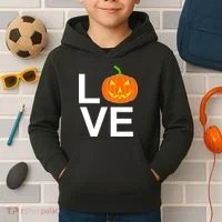 Pumpkin Love Halloween Kids Hoodie thumb 2