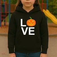 Pumpkin Love Halloween Kids Hoodie thumb 3