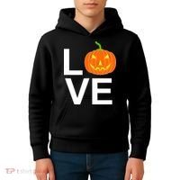 Pumpkin Love Halloween Kids Hoodie thumb 4