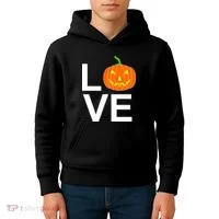 Pumpkin Love Halloween Kids Hoodie thumb 4