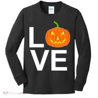 Pumpkin Love Halloween Kids Long Sleeve Shirt thumb 0