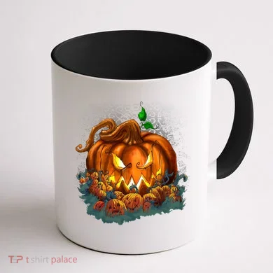 Pumpkin Patch Halloween Coffee Mug back