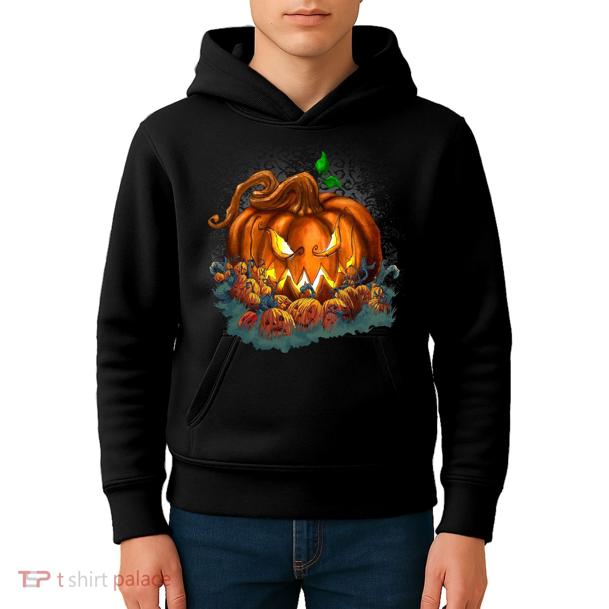 Pumpkin Patch Halloween Kids Hoodie