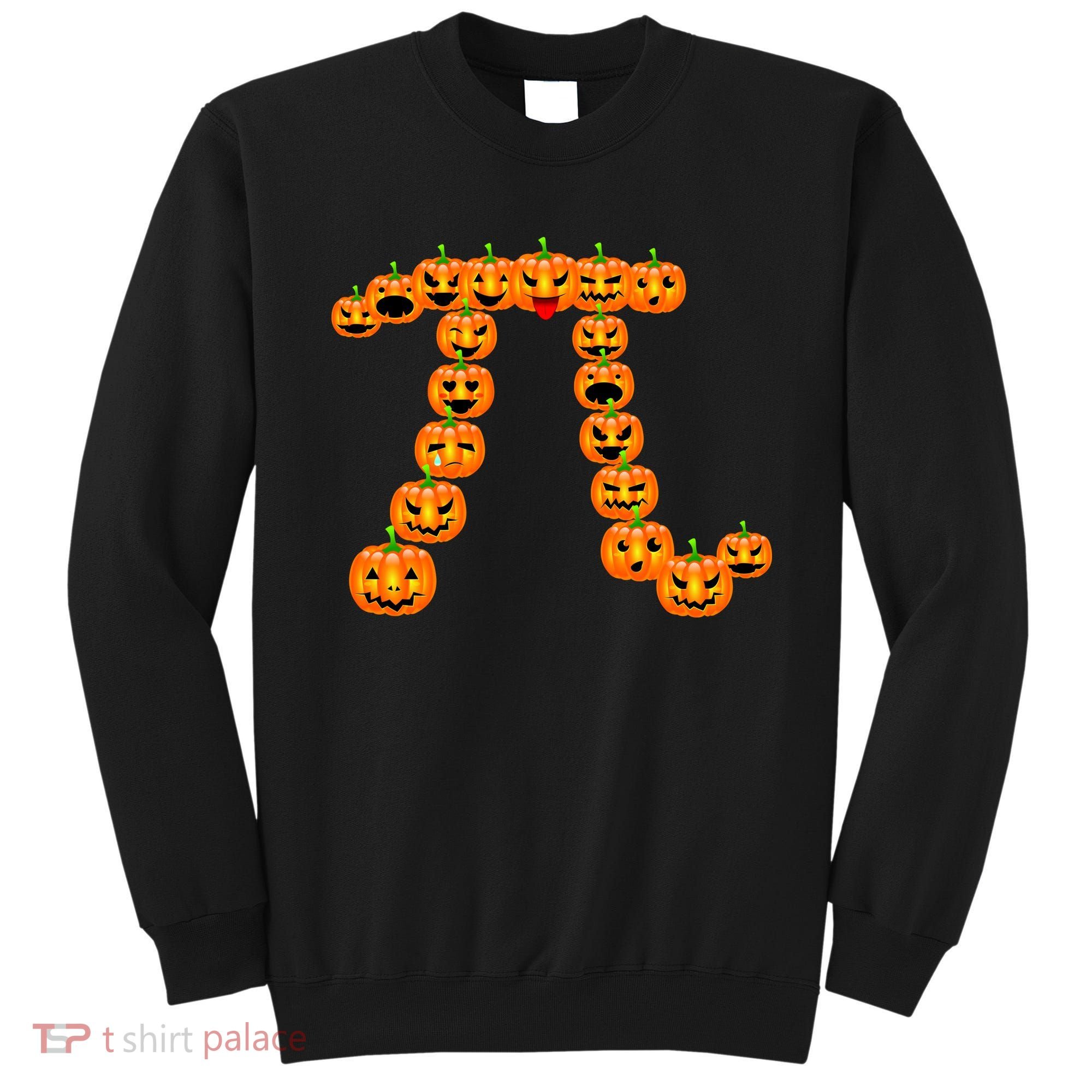 Pumpkin Pi Emoji's Halloween Math 3.14 Sweatshirt