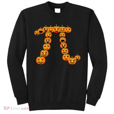 Pumpkin Pi Emoji's Halloween Math 3.14 Sweatshirt
