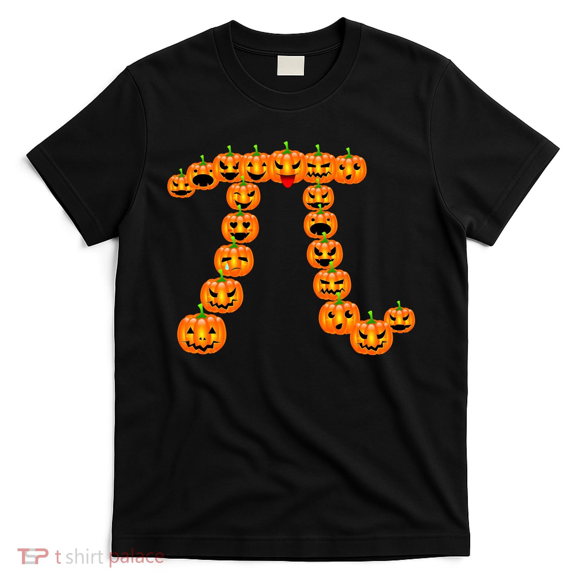 Pumpkin Pi Emoji's Halloween Math 3.14 T-Shirt