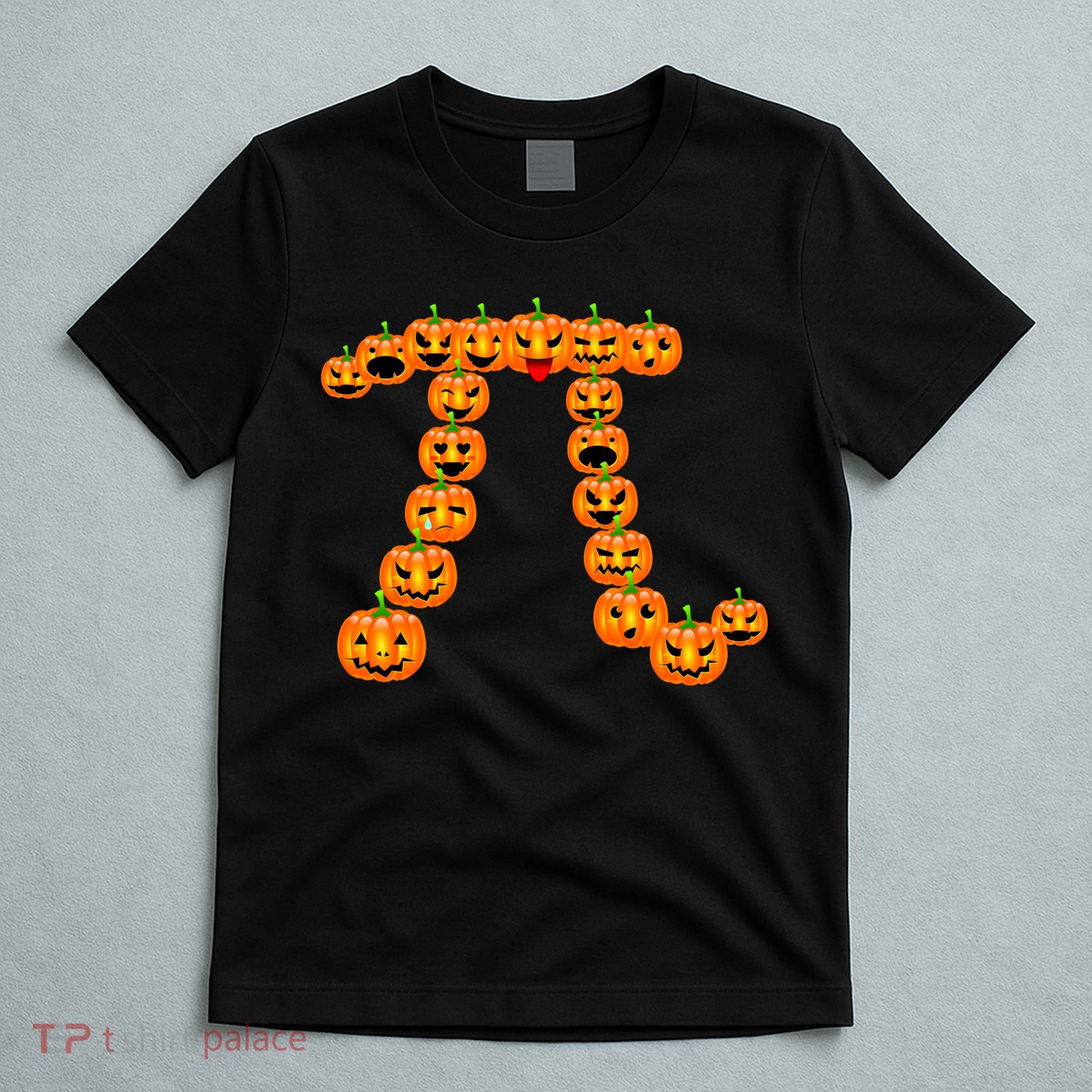 Pumpkin Pi Emoji's Halloween Math 3.14 T-Shirt