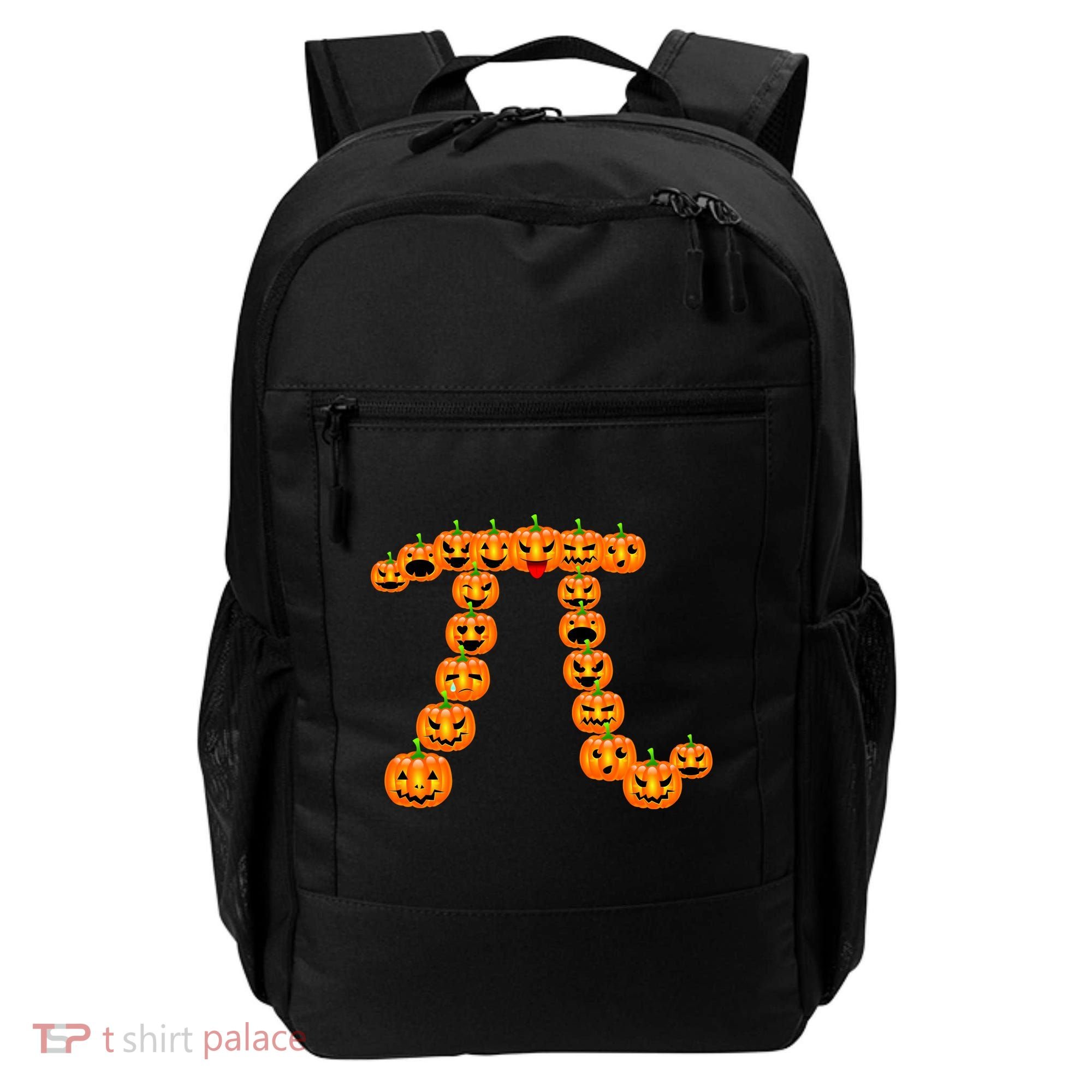 Pumpkin Pi Emoji's Halloween Math 3.14 Backpack