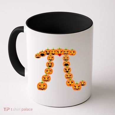 Pumpkin Pi Emoji's Halloween Math 3.14 Coffee Mug