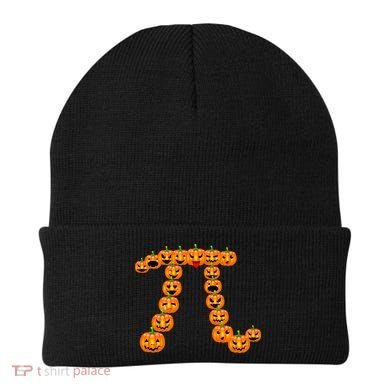 Pumpkin Pi Emoji's Halloween Math 3.14 Beanie