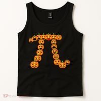 Pumpkin Pi Emoji's Halloween Math 3.14 Tank Top thumb 2