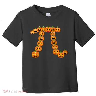 Pumpkin Pi Emoji's Halloween Math 3.14 Toddler T-Shirt