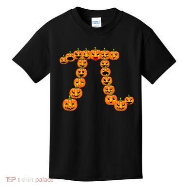 Pumpkin Pi Emoji's Halloween Math 3.14 Kids T-Shirt