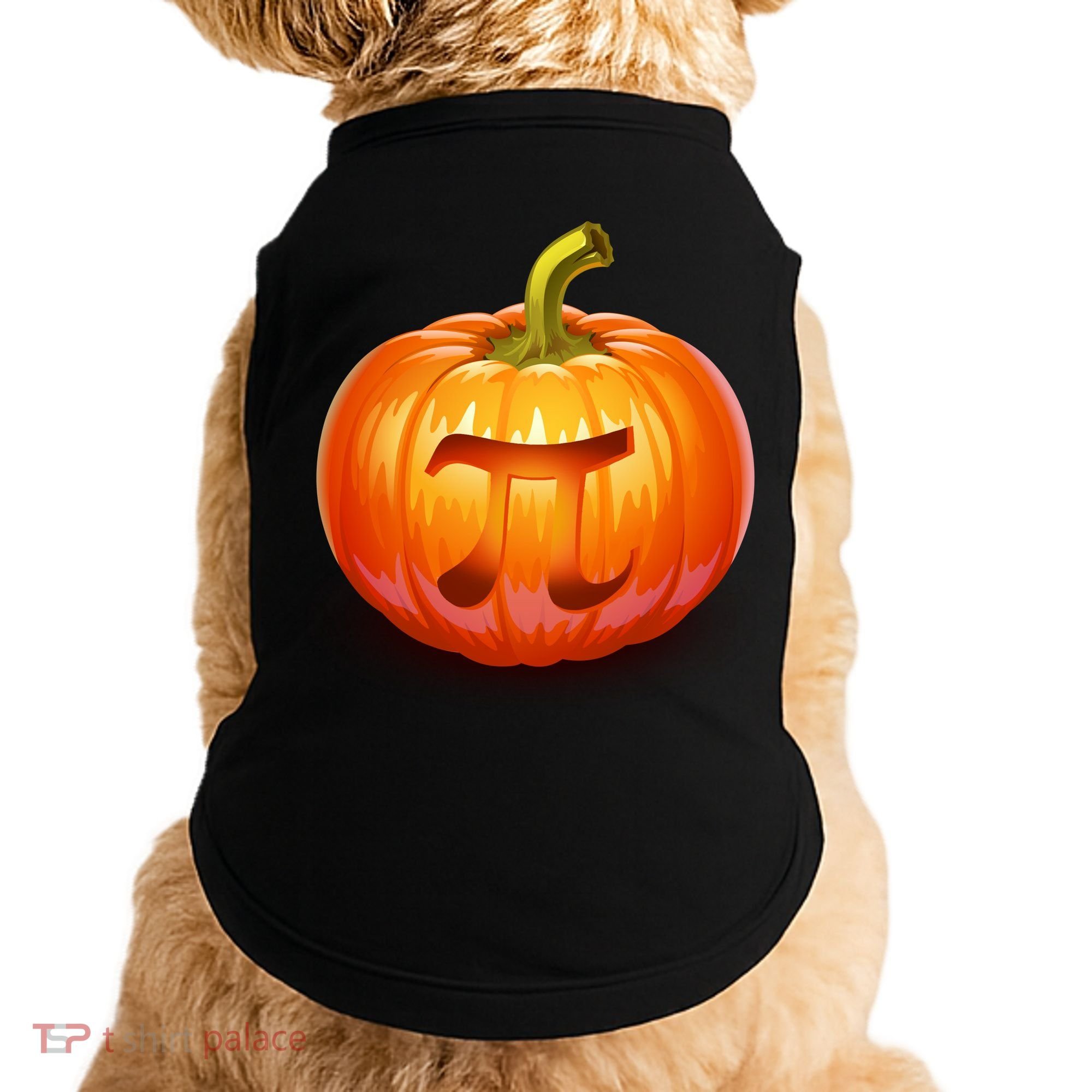 Pumpkin Pi Jack O Lantern Doggie Tank