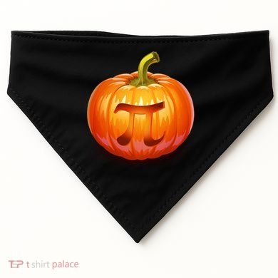 Pumpkin Pi Jack O Lantern USA-Made Doggie Bandana