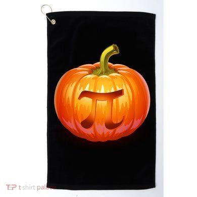 Pumpkin Pi Jack O Lantern Golf Towel