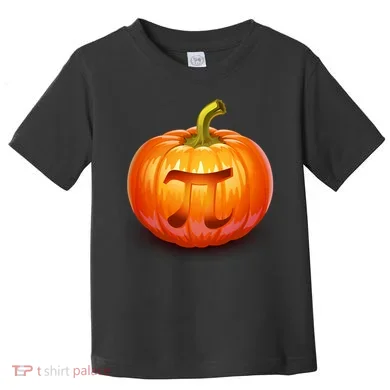 Pumpkin Pi Jack O Lantern Toddler T-Shirt