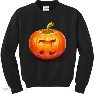 Pumpkin Pi Jack O Lantern Kids Sweatshirt
