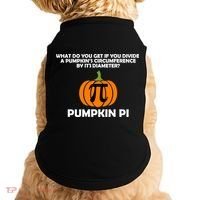 Pumpkin Pi Math Lovers Doggie Tank thumb 0