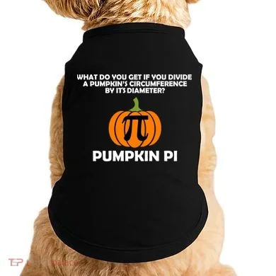 Pumpkin Pi Math Lovers Doggie Tank