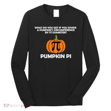 Pumpkin Pi Math Lovers Long Sleeve Shirt