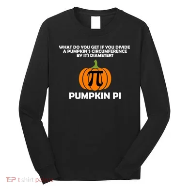 Pumpkin Pi Math Lovers Long Sleeve Shirt