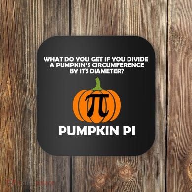 Pumpkin Pi Math Lovers Coaster