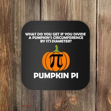 Pumpkin Pi Math Lovers Coaster