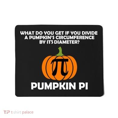 Pumpkin Pi Math Lovers Mousepad