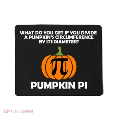 Pumpkin Pi Math Lovers Mousepad