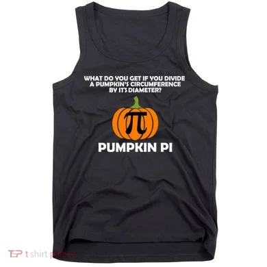 Pumpkin Pi Math Lovers Tank Top