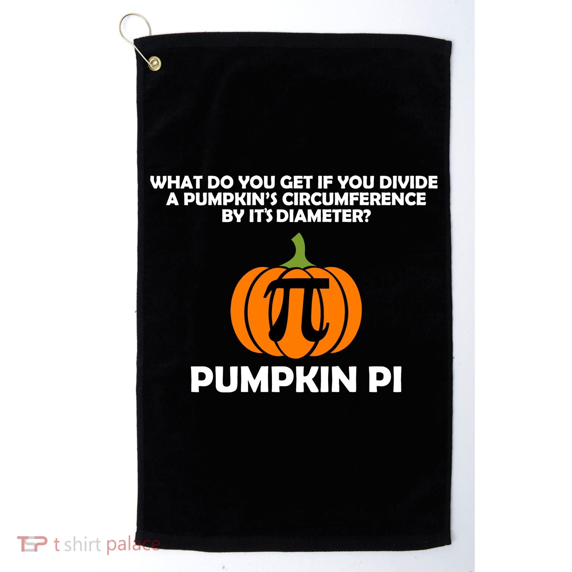Pumpkin Pi Math Lovers Golf Towel