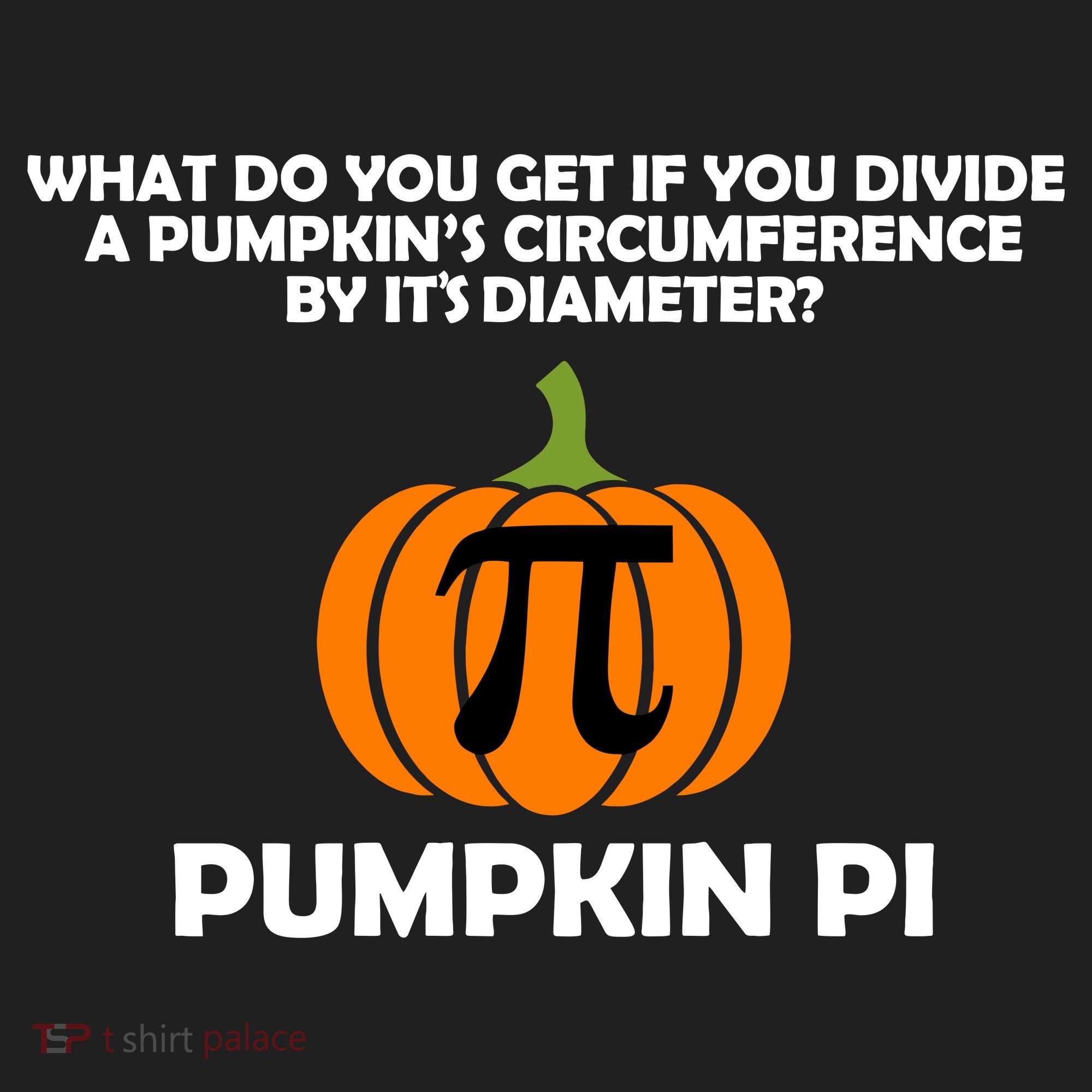 Pumpkin Pi Math Lovers Golf Towel